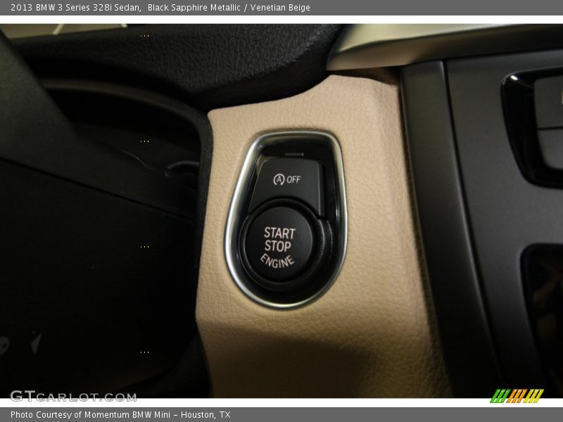 Black Sapphire Metallic / Venetian Beige 2013 BMW 3 Series 328i Sedan