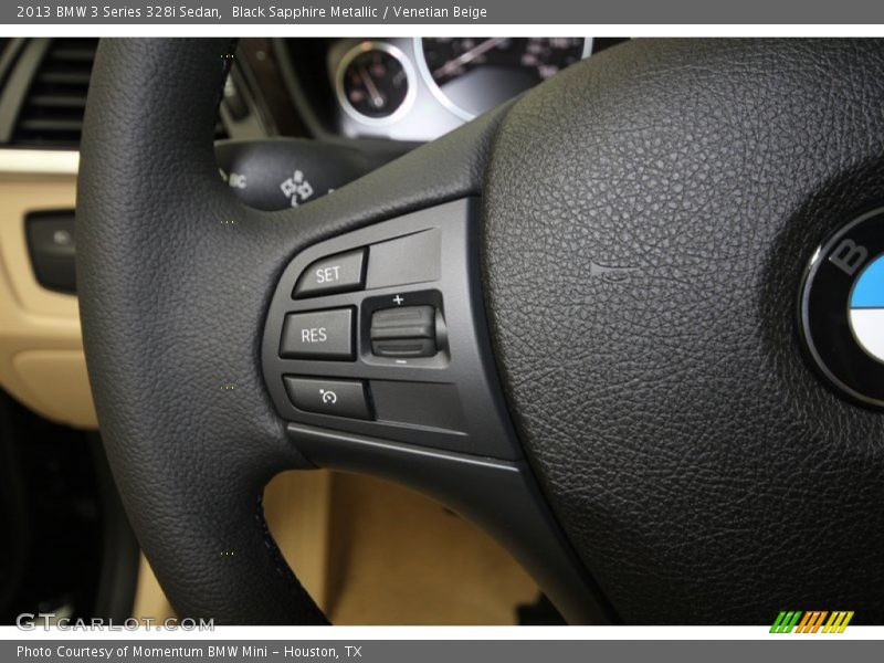 Black Sapphire Metallic / Venetian Beige 2013 BMW 3 Series 328i Sedan