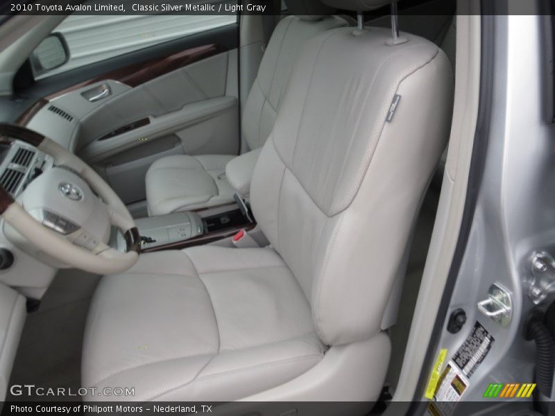 Classic Silver Metallic / Light Gray 2010 Toyota Avalon Limited