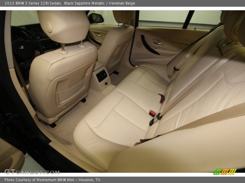 Black Sapphire Metallic / Venetian Beige 2013 BMW 3 Series 328i Sedan