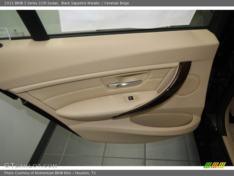 Black Sapphire Metallic / Venetian Beige 2013 BMW 3 Series 328i Sedan