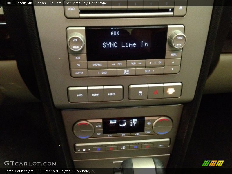 Brilliant Silver Metallic / Light Stone 2009 Lincoln MKZ Sedan
