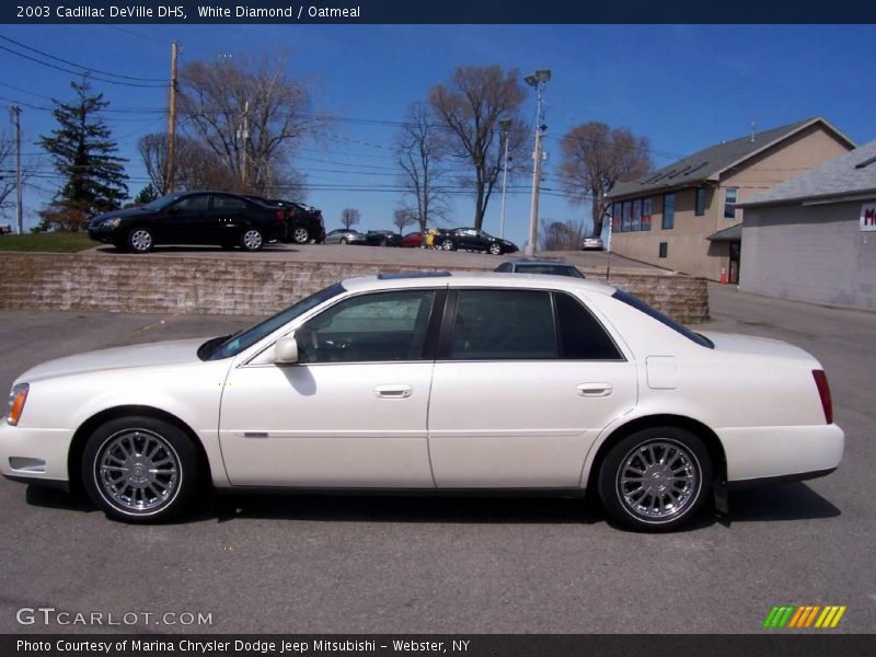 White Diamond / Oatmeal 2003 Cadillac DeVille DHS