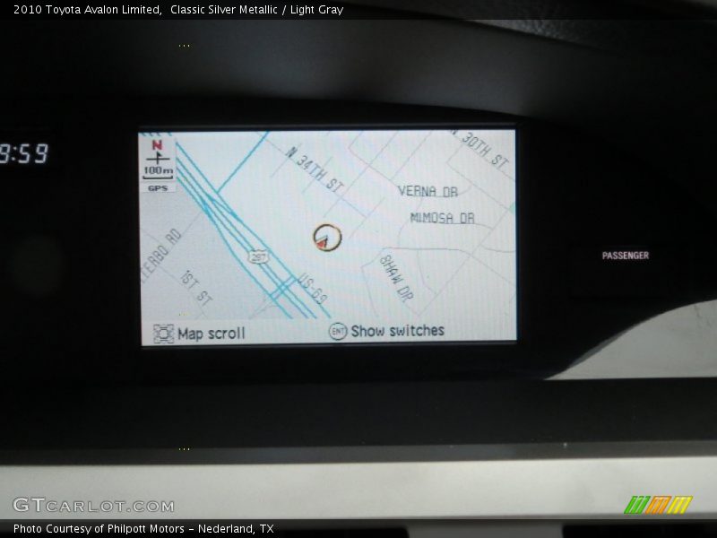 Classic Silver Metallic / Light Gray 2010 Toyota Avalon Limited