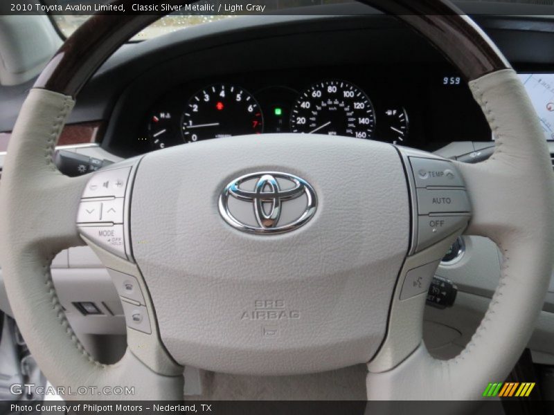 Classic Silver Metallic / Light Gray 2010 Toyota Avalon Limited