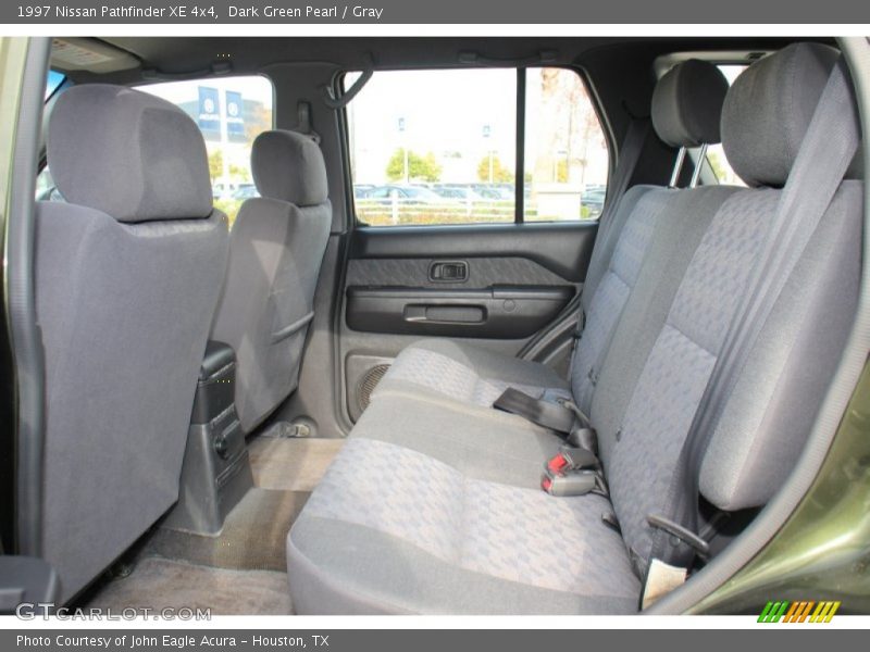 Dark Green Pearl / Gray 1997 Nissan Pathfinder XE 4x4