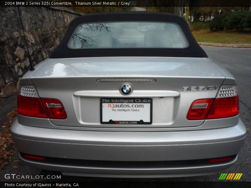 Titanium Silver Metallic / Grey 2004 BMW 3 Series 325i Convertible