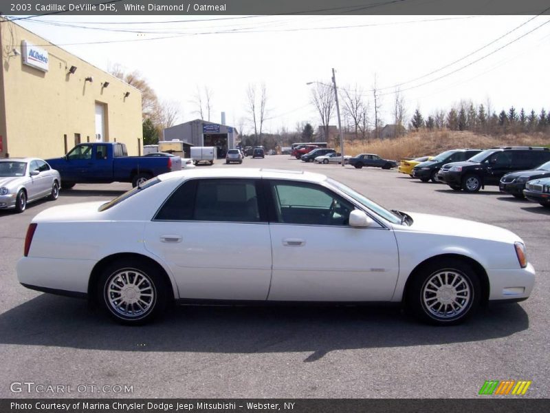 White Diamond / Oatmeal 2003 Cadillac DeVille DHS