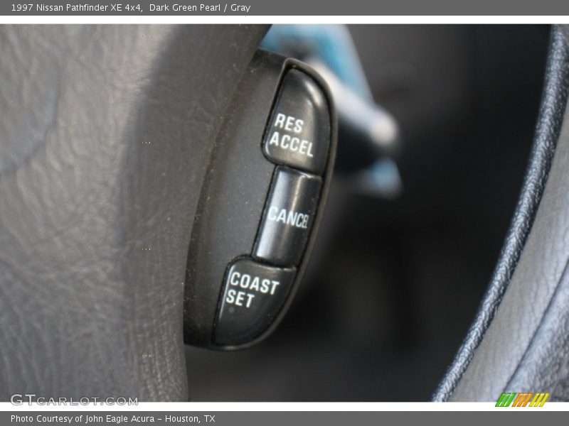 Dark Green Pearl / Gray 1997 Nissan Pathfinder XE 4x4