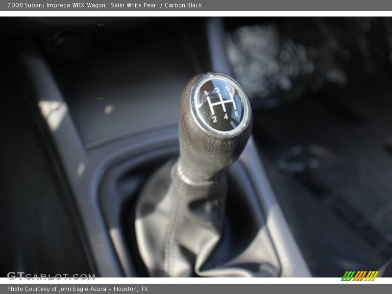 Satin White Pearl / Carbon Black 2008 Subaru Impreza WRX Wagon