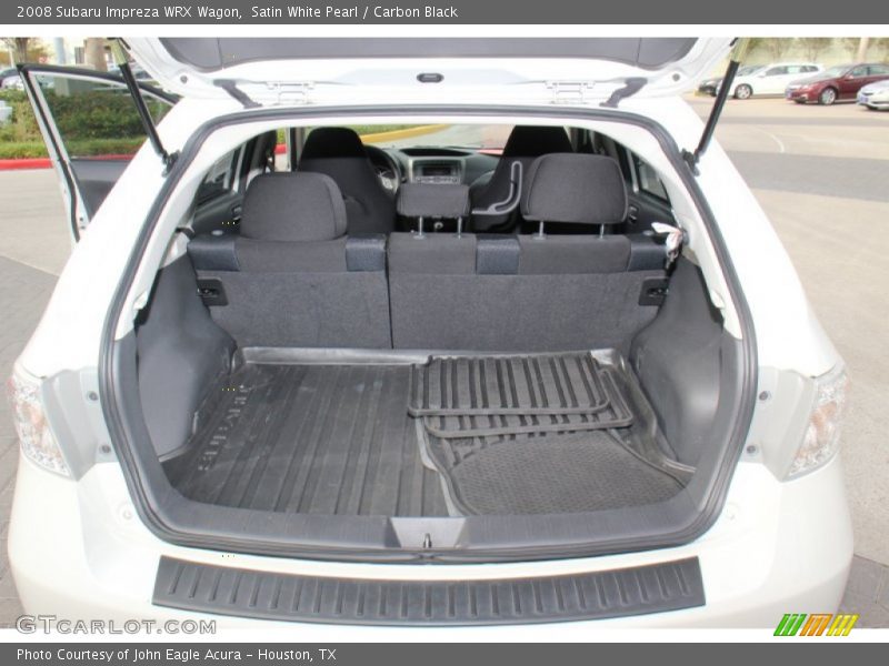 Satin White Pearl / Carbon Black 2008 Subaru Impreza WRX Wagon