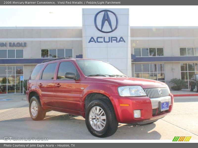 Vivid Red Metallic / Pebble/Light Parchment 2006 Mercury Mariner Convenience