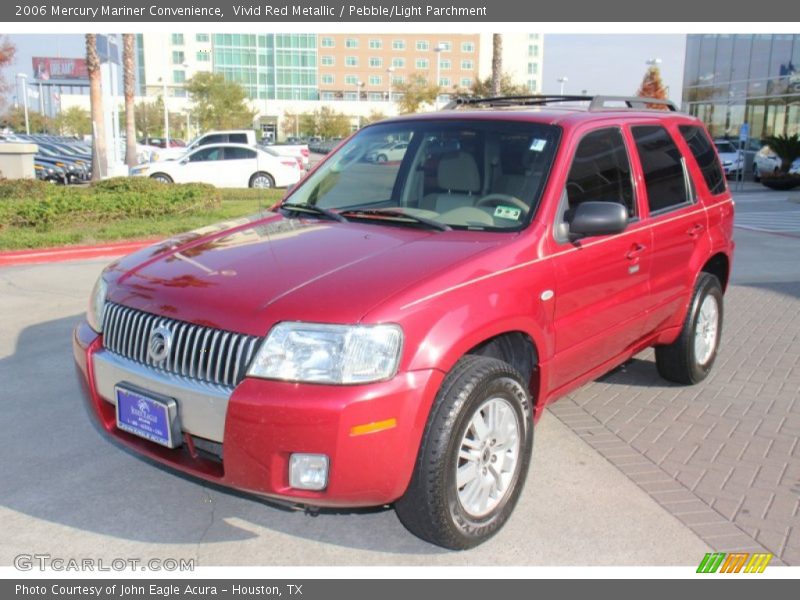 Vivid Red Metallic / Pebble/Light Parchment 2006 Mercury Mariner Convenience