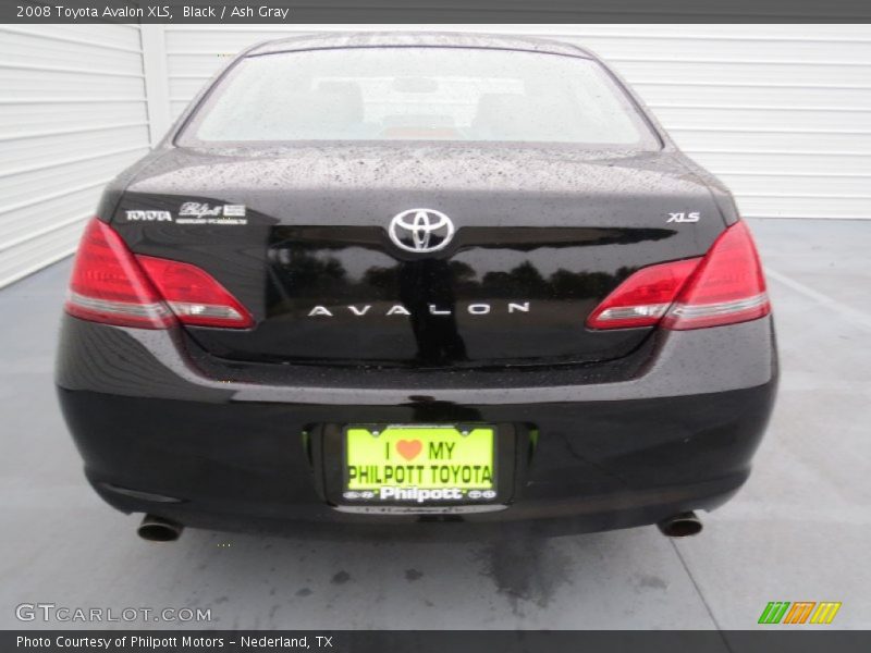 Black / Ash Gray 2008 Toyota Avalon XLS