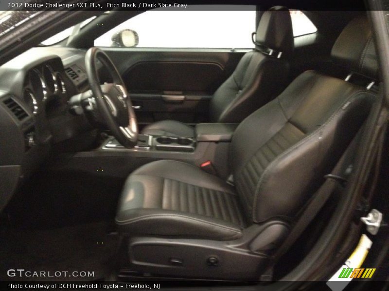 Pitch Black / Dark Slate Gray 2012 Dodge Challenger SXT Plus