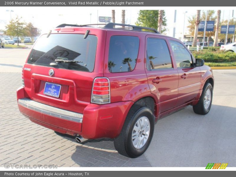 Vivid Red Metallic / Pebble/Light Parchment 2006 Mercury Mariner Convenience