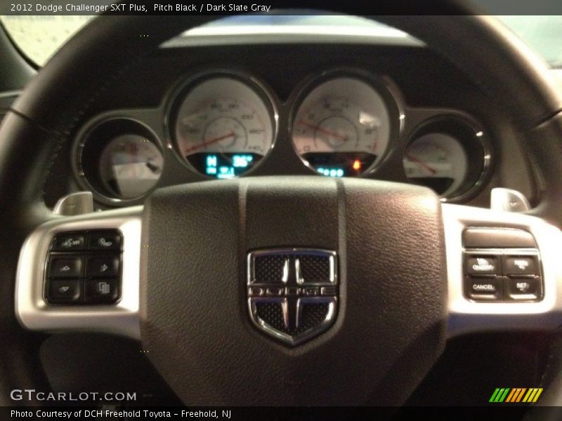 Pitch Black / Dark Slate Gray 2012 Dodge Challenger SXT Plus