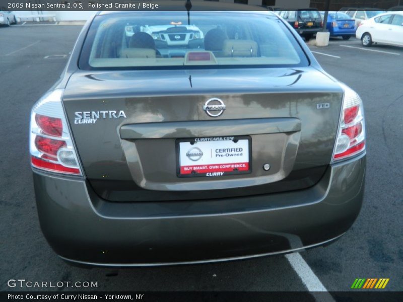 Polished Granite / Beige 2009 Nissan Sentra 2.0 S