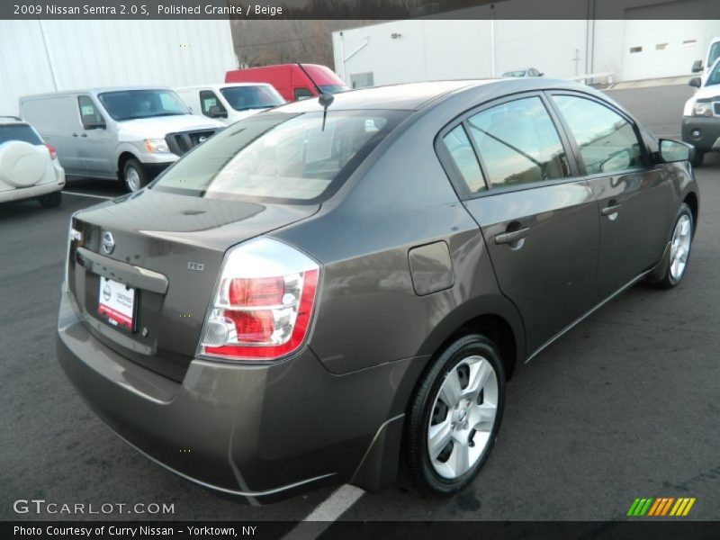 Polished Granite / Beige 2009 Nissan Sentra 2.0 S