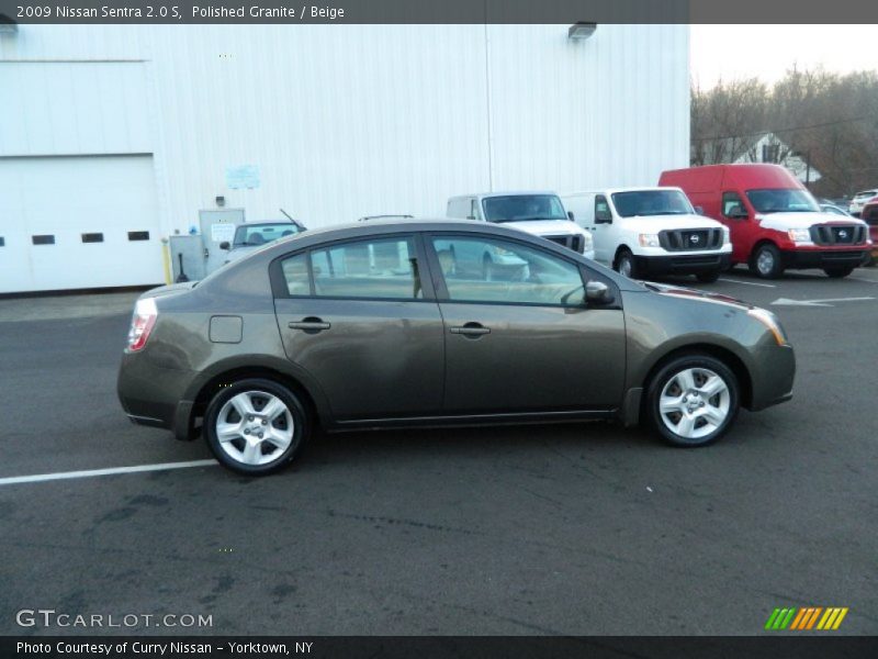 Polished Granite / Beige 2009 Nissan Sentra 2.0 S