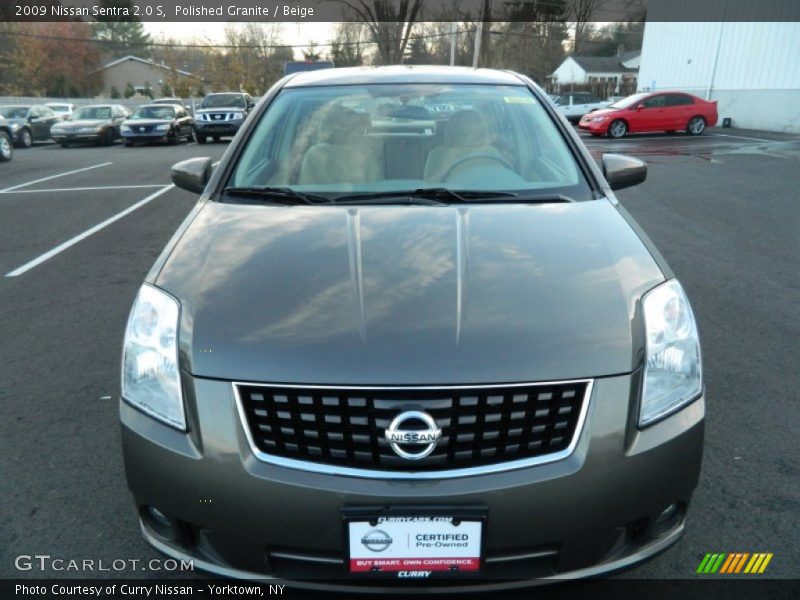 Polished Granite / Beige 2009 Nissan Sentra 2.0 S