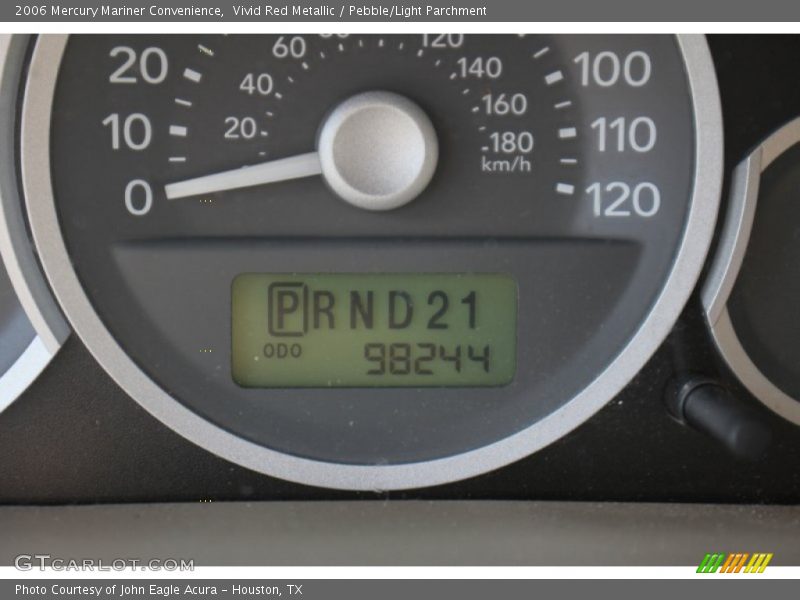 Vivid Red Metallic / Pebble/Light Parchment 2006 Mercury Mariner Convenience