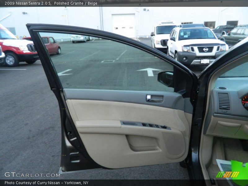 Polished Granite / Beige 2009 Nissan Sentra 2.0 S