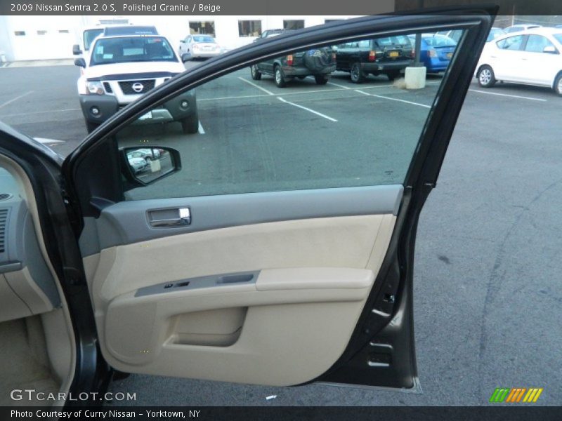 Polished Granite / Beige 2009 Nissan Sentra 2.0 S