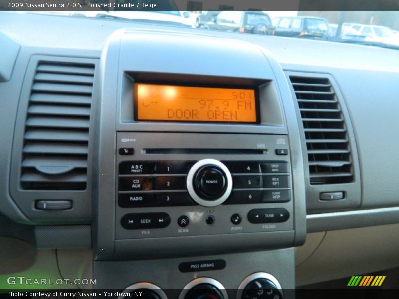 Polished Granite / Beige 2009 Nissan Sentra 2.0 S
