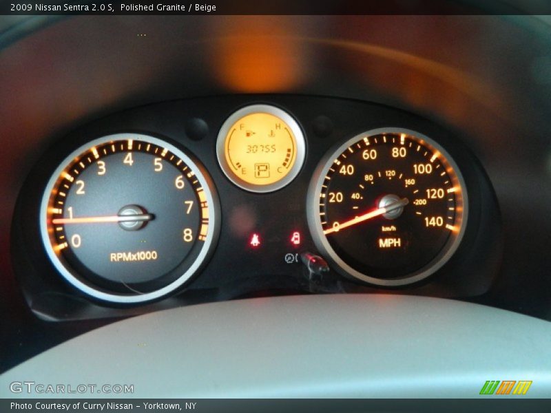 Polished Granite / Beige 2009 Nissan Sentra 2.0 S