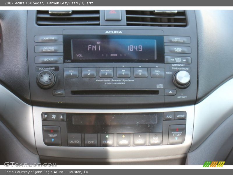 Carbon Gray Pearl / Quartz 2007 Acura TSX Sedan