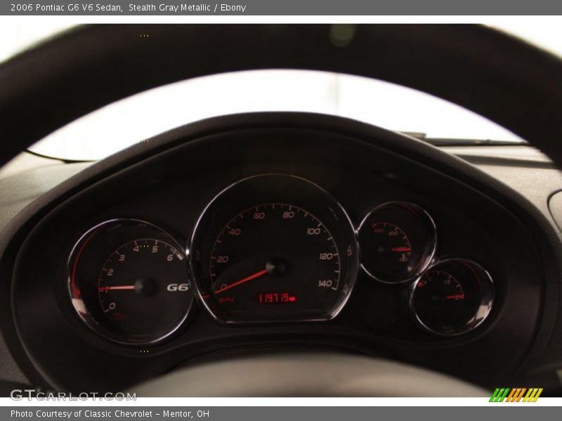 Stealth Gray Metallic / Ebony 2006 Pontiac G6 V6 Sedan