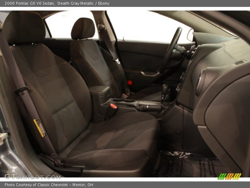 Stealth Gray Metallic / Ebony 2006 Pontiac G6 V6 Sedan