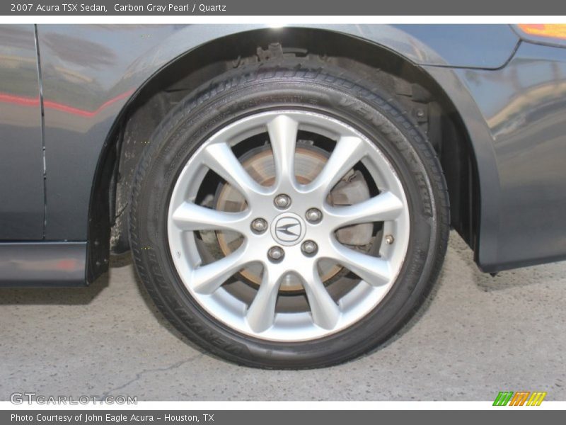 Carbon Gray Pearl / Quartz 2007 Acura TSX Sedan