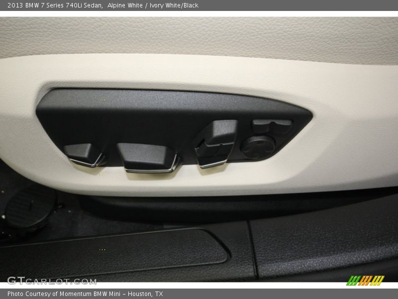 Alpine White / Ivory White/Black 2013 BMW 7 Series 740Li Sedan