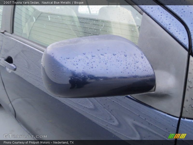 Nautical Blue Metallic / Bisque 2007 Toyota Yaris Sedan