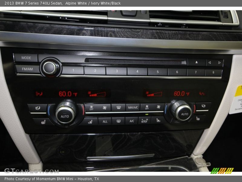 Alpine White / Ivory White/Black 2013 BMW 7 Series 740Li Sedan