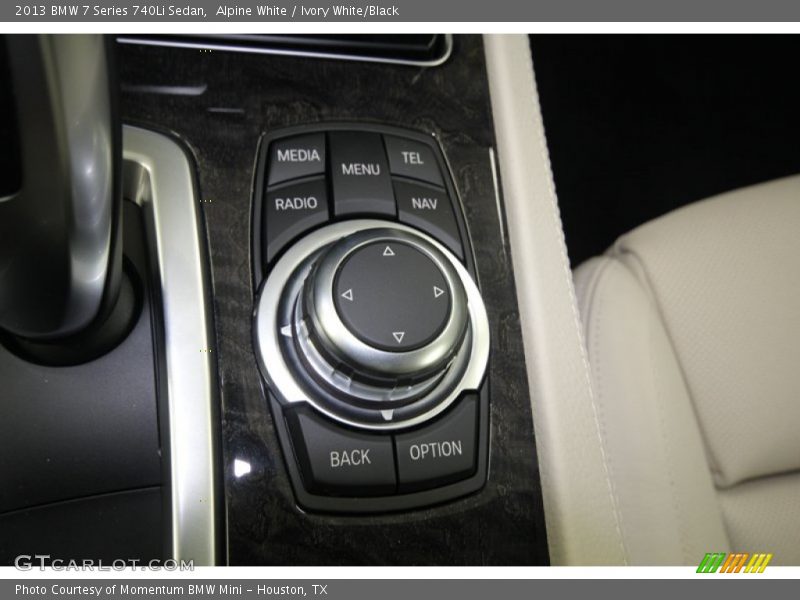Alpine White / Ivory White/Black 2013 BMW 7 Series 740Li Sedan