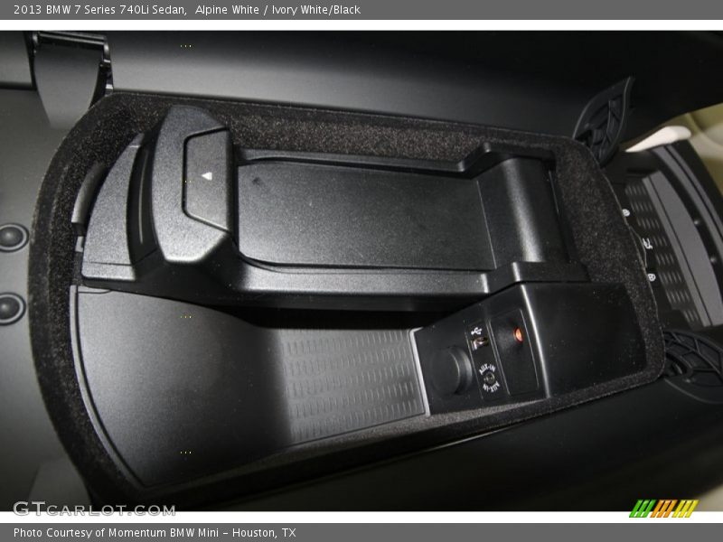 Alpine White / Ivory White/Black 2013 BMW 7 Series 740Li Sedan