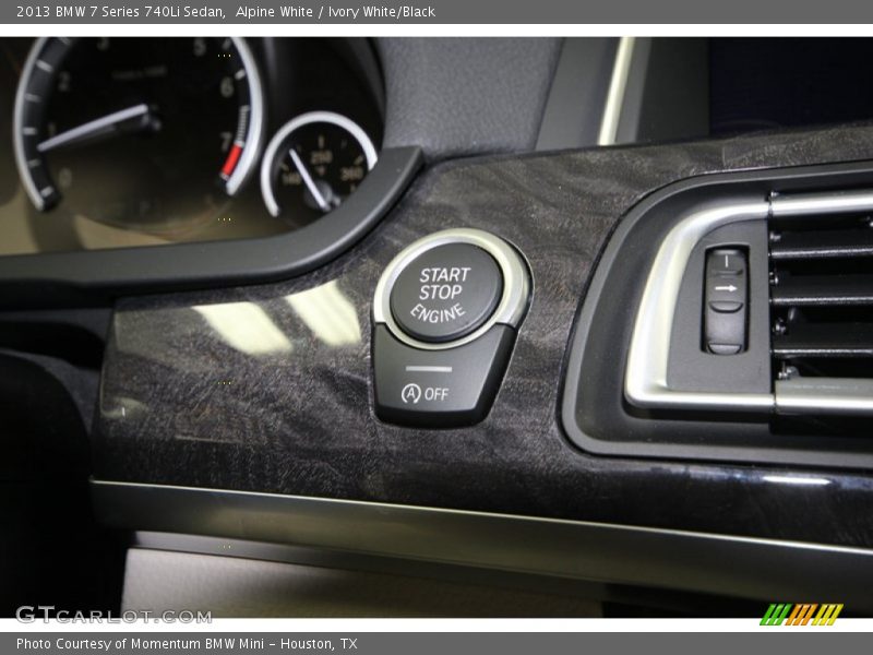 Alpine White / Ivory White/Black 2013 BMW 7 Series 740Li Sedan