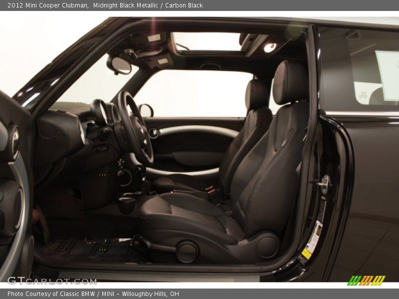 Midnight Black Metallic / Carbon Black 2012 Mini Cooper Clubman