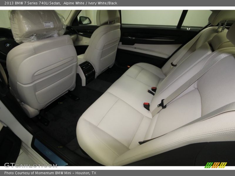 Alpine White / Ivory White/Black 2013 BMW 7 Series 740Li Sedan