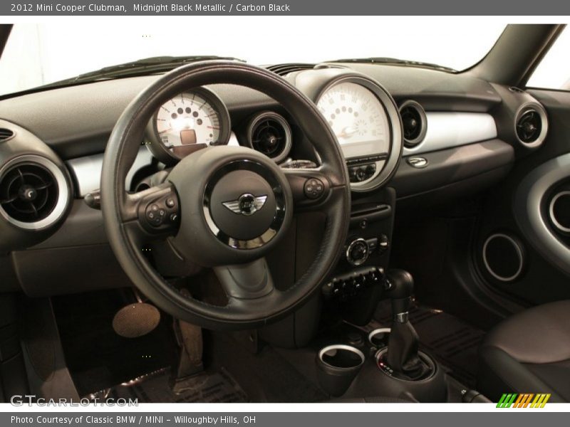 Midnight Black Metallic / Carbon Black 2012 Mini Cooper Clubman