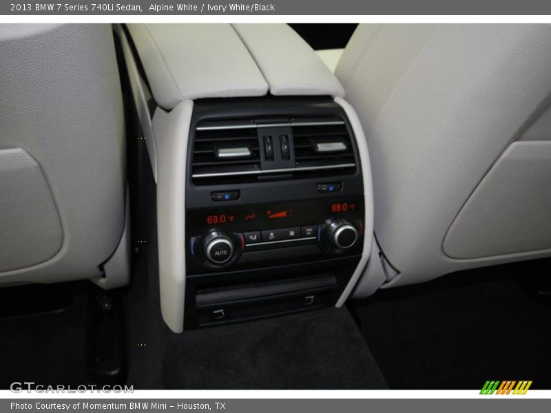Alpine White / Ivory White/Black 2013 BMW 7 Series 740Li Sedan