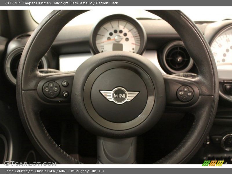 Midnight Black Metallic / Carbon Black 2012 Mini Cooper Clubman