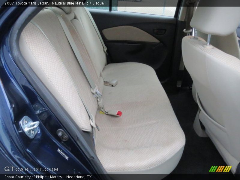 Nautical Blue Metallic / Bisque 2007 Toyota Yaris Sedan