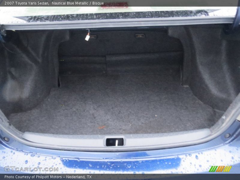 Nautical Blue Metallic / Bisque 2007 Toyota Yaris Sedan