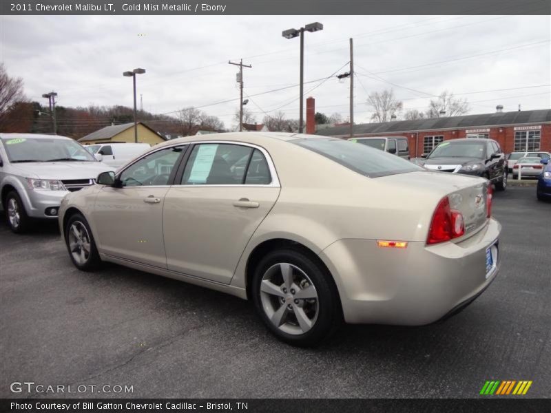 Gold Mist Metallic / Ebony 2011 Chevrolet Malibu LT