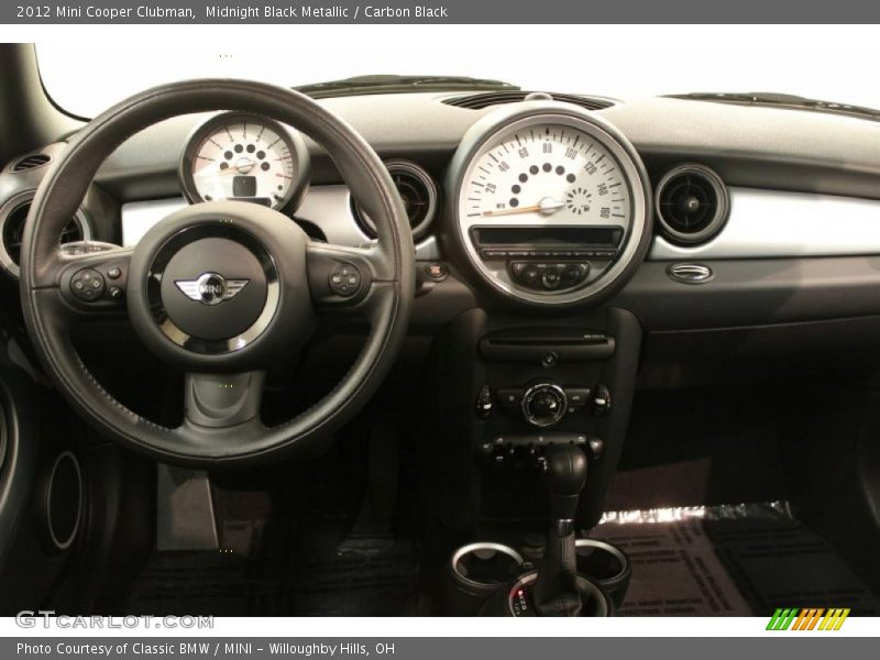 Midnight Black Metallic / Carbon Black 2012 Mini Cooper Clubman