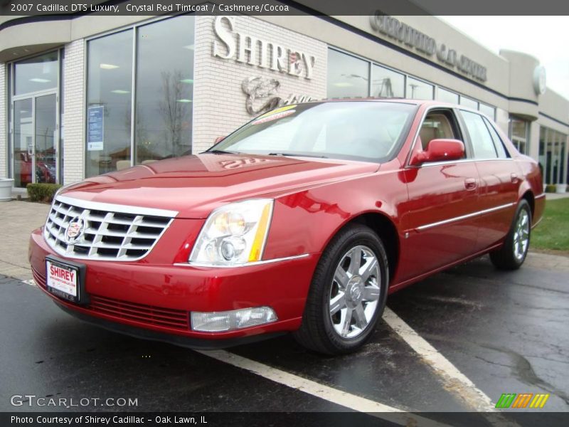 Crystal Red Tintcoat / Cashmere/Cocoa 2007 Cadillac DTS Luxury